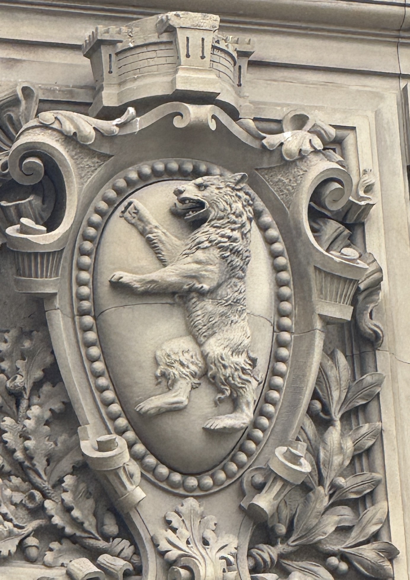 rampant lion