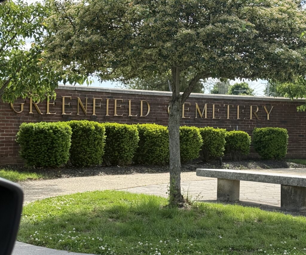 greenfield cemetery main gate